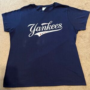 Bronx Bombers -YANKs” Women’s (XL) Short sleeve- Navy T-Shirt:New w/Out Tags